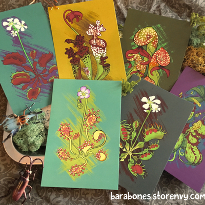 Carnivorous plants prints