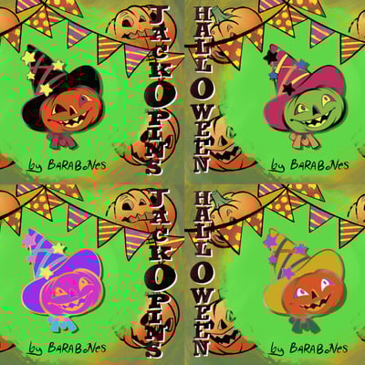 Jack-o-witch enamel pin