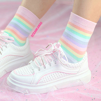 PASTEL RAINBOW SOCKS - Thumbnail 1