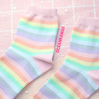 PASTEL RAINBOW SOCKS - Thumbnail 2