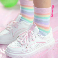 PASTEL RAINBOW SOCKS - Thumbnail 3