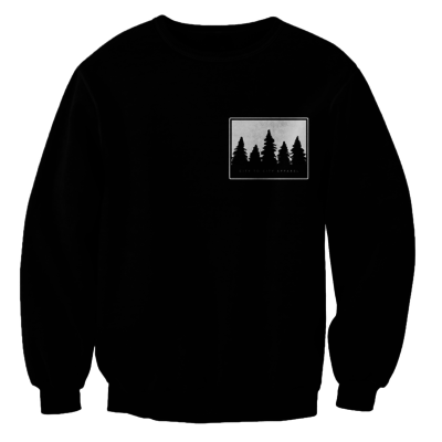 Forest mandala crew neck sweatshirt