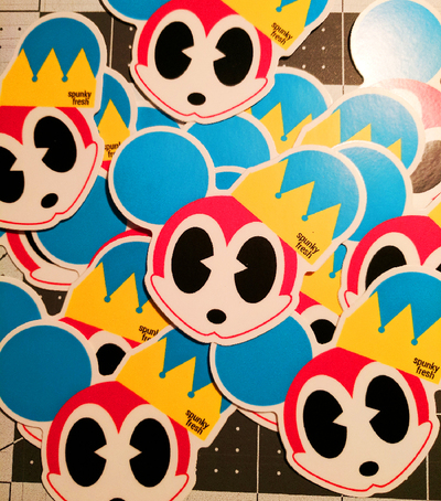 Mick Swagger, Sticker