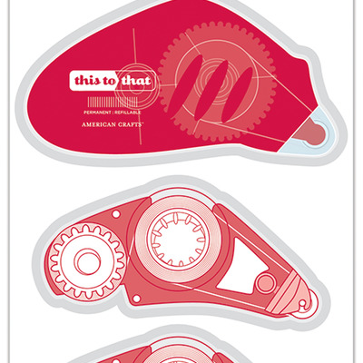 American crafts this to that 3 pack runner - dot adhesive