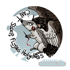 Flying Hedgehog Button