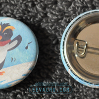 Dancey Pengi Button - Thumbnail 1