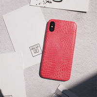 Leather Protective iPhone X 8 7 6S 6 Plus Case Cover IPS107 - Thumbnail 1
