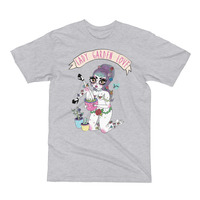 Lady Garden Love Unisex  Short Sleeve T-Shirt Vegan white, black, grey - Thumbnail 2