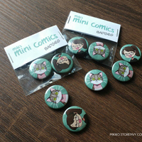 miki's mini comics Badge Set - Thumbnail 1