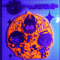 Halloween '17 Fluorescent Keychain - Thumbnail 1
