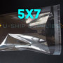100 pcs 5x7 Clear Cellophane Resealable Bags-1
