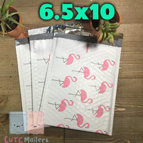 30 pcs Flamingo 6x10 Bubble Mailers | Cute Padded Mailers | Flamingo Poly Mailers