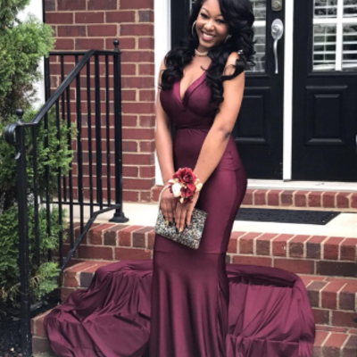 Z195 mermaid backless sexy custom made charming prom dress,prom dresses - Thumbnail 4