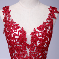 Z197 New Arrival Appliques Sexy Custom Made Charming Prom Dress,Prom Dresses - Thumbnail 2