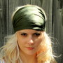 Cotton Stretchy Jersey Yoga Headband Wide Women's Turban Headband-2