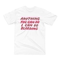 I can do bleeding white Vegan Unisex Short Sleeve T-Shirt