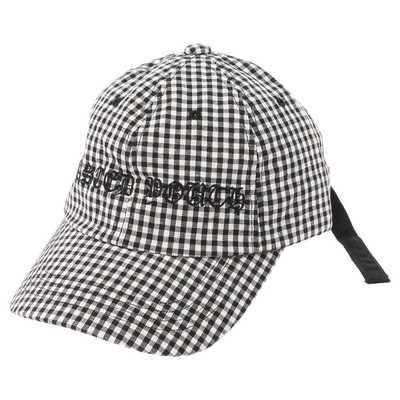 Wasted youth gingham cap by wc harajuku - Thumbnail 5