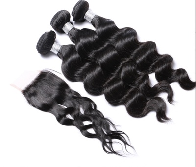 Peruvian loose wave & Closure