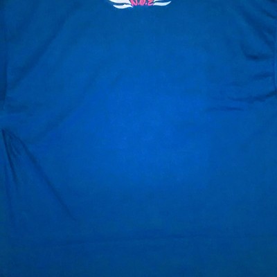 5ive 1ne zer0. (navy blue,holographic spectrum & red) t-shirt.