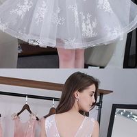 short prom dress, lace prom dress, new cheap prom dress, junior prom dresses, custom prom dress, party dress for girls, PD17637 - Thumbnail 3