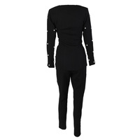 Black Two Piece Jumpsuit - Thumbnail 1