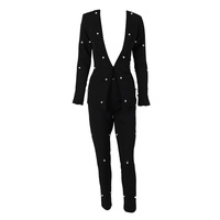 Black Two Piece Jumpsuit - Thumbnail 3