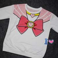 Sailor Bow Navy sailor collar sweater collar - Thumbnail 3