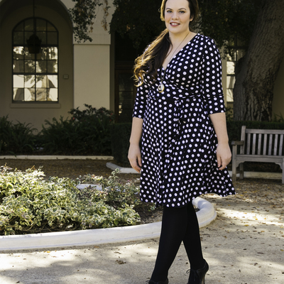 Petunia wrap dress - 2x - Thumbnail 4