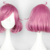 Pink Short Ebisu Kofuku Cosplay Wigs - Thumbnail 1