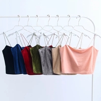 MORE COLORS VELVET TANK TOP - Thumbnail 2
