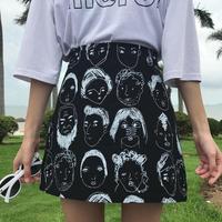 Face Doodle Skirt - Thumbnail 1