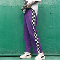 SIDE CHECKER JOGGER PANTS - Thumbnail 3