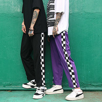 SIDE CHECKER JOGGER PANTS - Thumbnail 1