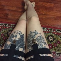 Elastic Leg Girdle Sexy Gothic Leggings Leggings Lingerie Legs Harness Harajuku Gothic Garters Stockings - Thumbnail 2
