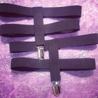 Elastic Leg Girdle Sexy Gothic Leggings Leggings Lingerie Legs Harness Harajuku Gothic Garters Stockings - Thumbnail 3