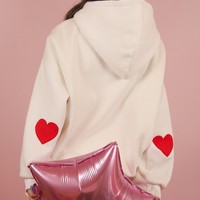 *FREE SHIP* PASTEL HEART HOODIE - Thumbnail 3