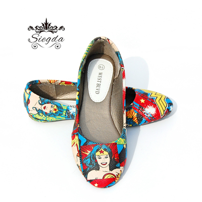 Wonder woman ballet flats - Thumbnail 5