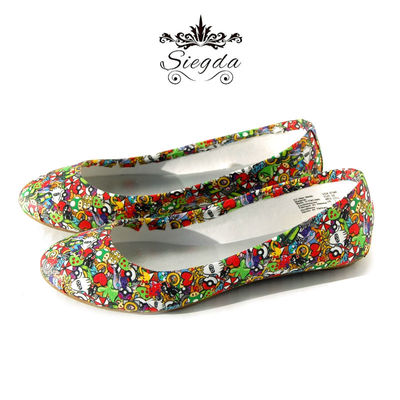 Mini gamer ballet flats