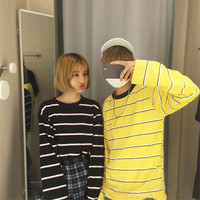 RETRO STRIPE LONG SLEEVE TEE - Thumbnail 2