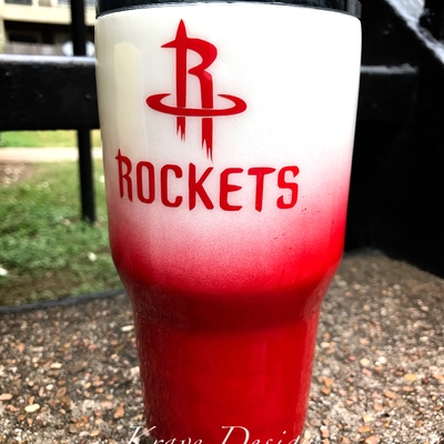Houston rockets stainless steel tumbler