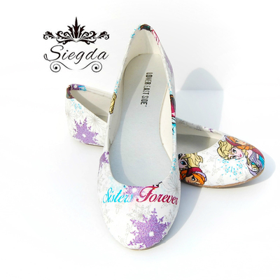 Frozen sisters forever ballet flats