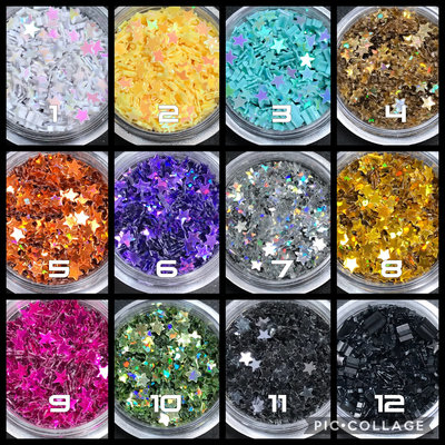 Holographic & Pastel Stars