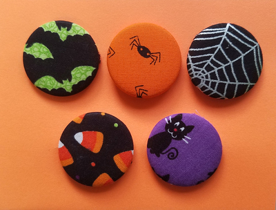 Halloween Fabric Pin Pack