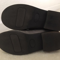 Girls Grey Boots with Purple Lining and Studs - Thumbnail 4