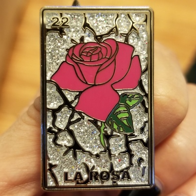 La Rosa that grew from concrete Pin