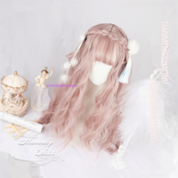 Baby Pink Curly Cosplay Wig - Thumbnail 2