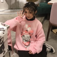 Devil pug print sweatshirt - Thumbnail 1