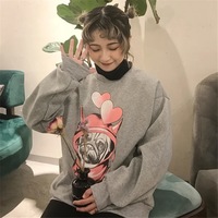 Devil pug print sweatshirt - Thumbnail 2