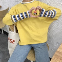 cute girl embroidery sweater pullover - Thumbnail 1