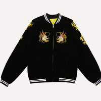 Japanese Harajuku Dragon Bomber Jacket - Thumbnail 2